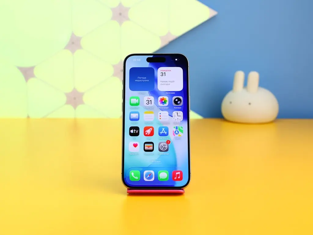 Смартфон Apple iPhone 15 Pro 256GB Natural Titanium (MTV53) Б/У [176196] - фото 2