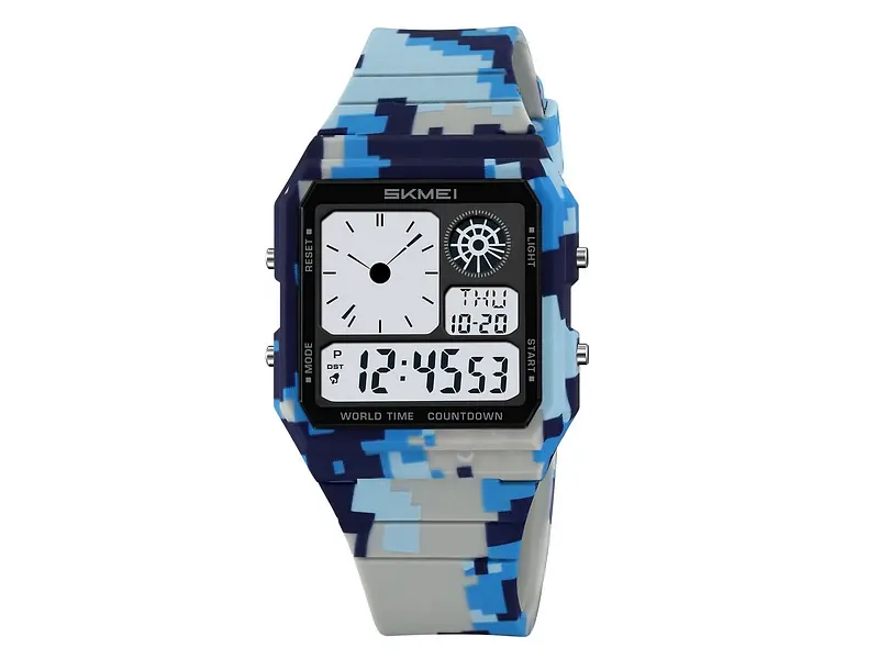 Наручний годинник 2347CMBU Camo Blue Skmei acs0029995 - фото 2