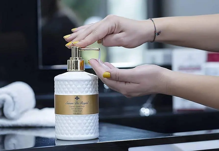 Крем-мило рідке Savon De Royal Luxury Hand Soap White Pearl 500мл. - фото 3