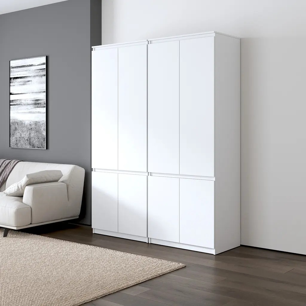 Шафа для одягу Vays, зі штангою та полицями, комплект з 2 шаф R10+R24 - фото 2