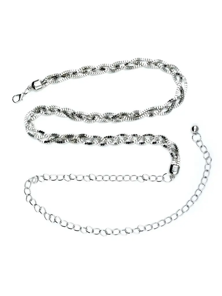 Пояс-ланцюг на талію 110 см Сріблястий lncg-kit-007 (lncg-kit-007) - фото 2