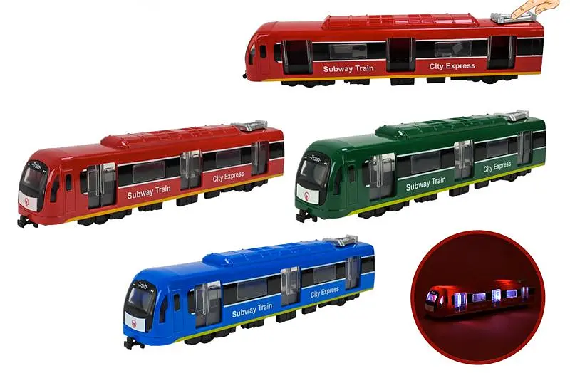 Іграшковий поїзд метро світлозвукові ефекти City Express 731-27K, 3 кольори, короб. 23x4x5см - фото 3