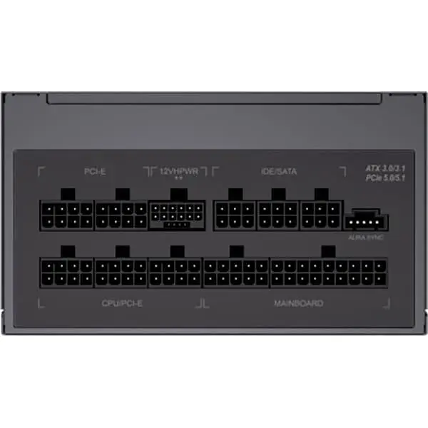 Блок живлення GameMax 1050W RGB1050 PRO (ATX3.03.1 PCIe5.0 (RGB1050 PRO (ATX3.03.1 PCIe5.0) - фото 5