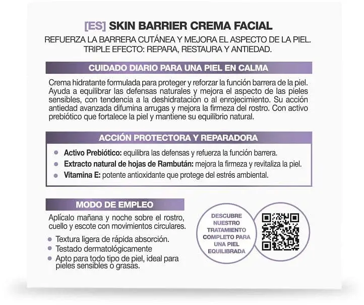 Крем для обличчя Babaria Skin Barrier Effect Face Cream для зміцнення шкірного бар’єра 50 мл - фото 4