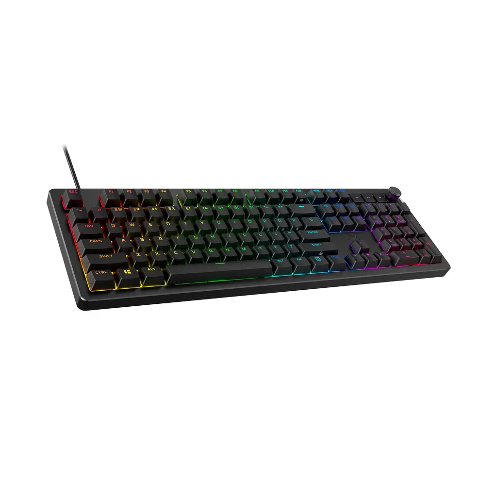 Клавіатура механічна Alloy Rise 106key, Red, USB-A, EN/UA, RGB, чорний HyperX teh0013885 - фото 4