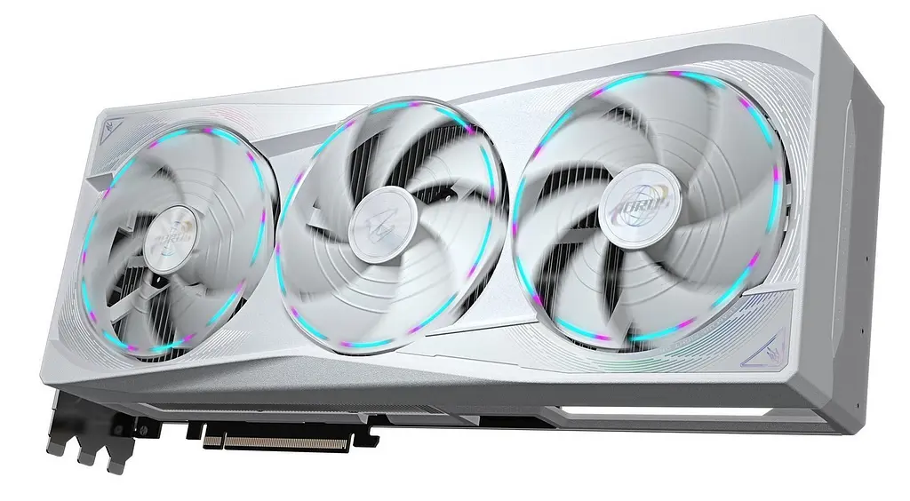 Відеокарта GF RTX 5090 32GB GDDR7 Aorus Stealth Ice Gigabyte (GV-N5090AORUSST ICE-32GD) - фото 4