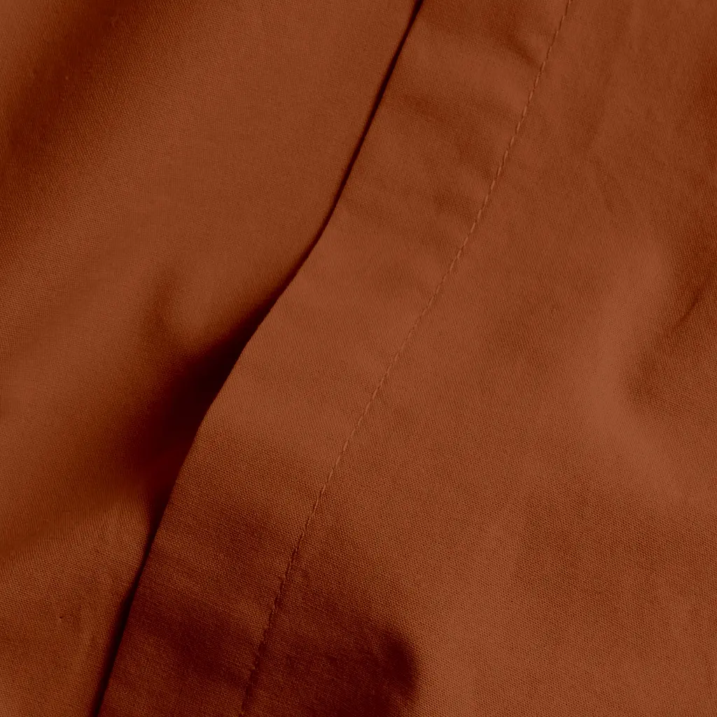 Простирадло на резинці з вареної бавовни Cosas Cinnamon 200х200х25 см (122WashedCottonСinnamon_200x200x25) - фото 4