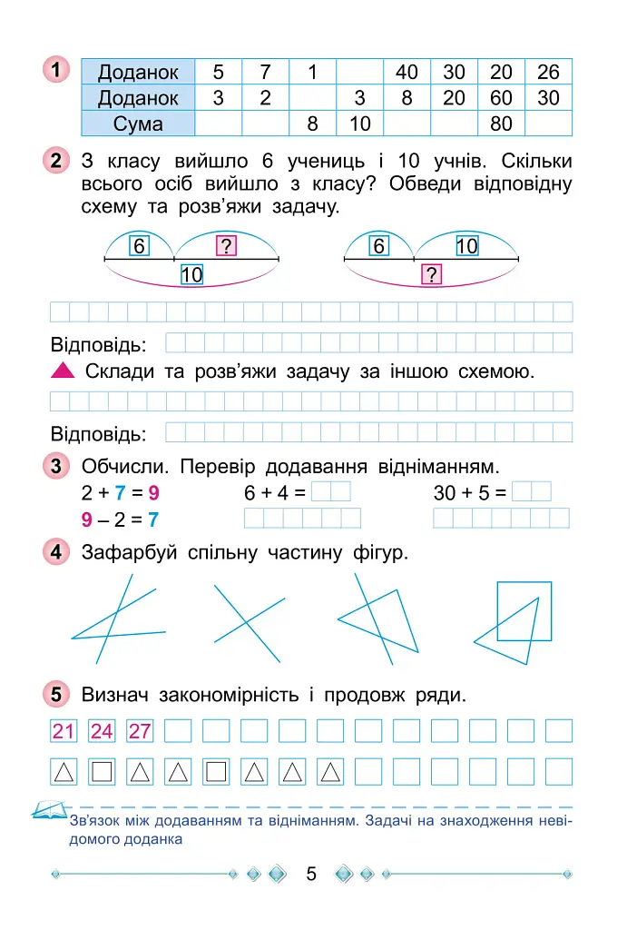 Математика 2 клас. Робочий зошит - фото 3
