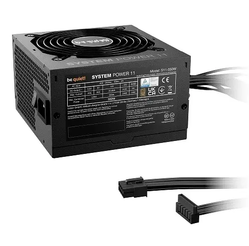 Блок живлення 550 Вт, System Power 11, Black, 80+ Bronze, Active PFC, 12 см be quiet! teh0034049 - фото 2