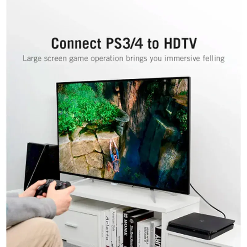Кабель мультимедійний HDMI to HDMI 15.0m V2.0 4K 30Hz PVC Vention (VAA-M02-B1500) - фото 5