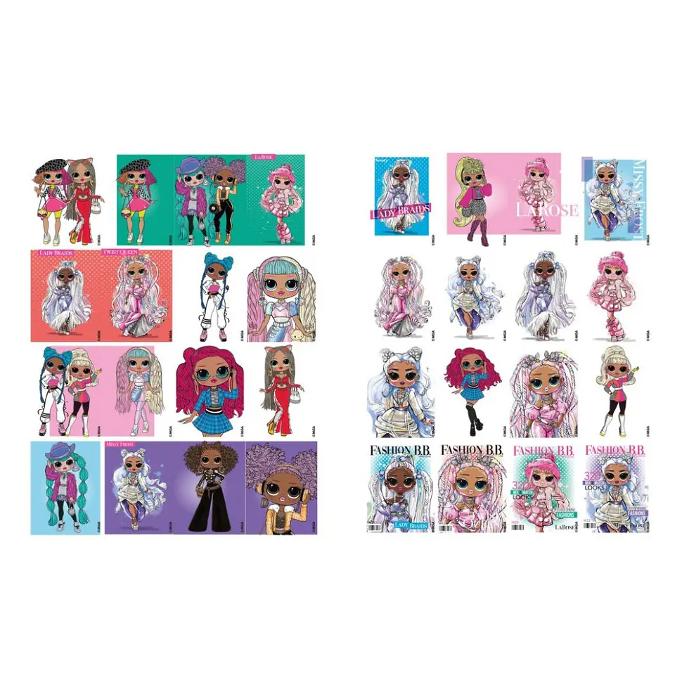 Дитяча книжка-розмальовка "Fashion Show Missy Frost" Ідейка LCB3 зі стікерами - фото 3