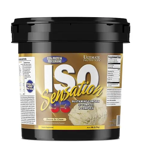 Протеїн Iso Sensation, 2.27 кг Банан Ultimate Nutrition fit0013440