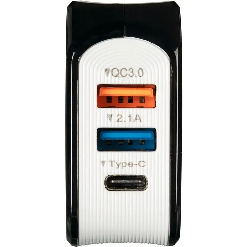Мережевий зарядний пристрій Gelius Pro Voltag QC GP-HC07 Black/White - фото 4