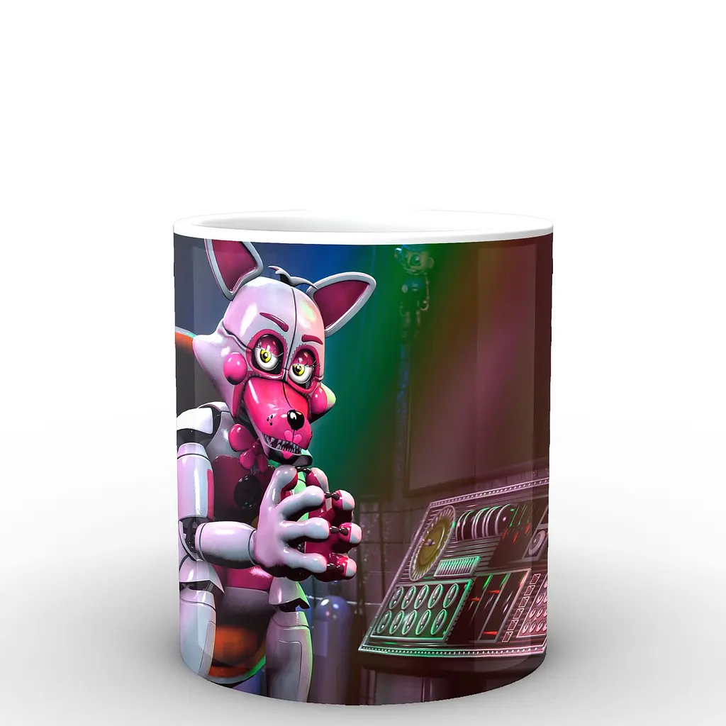 Кухоль GeekLand Five Nights At Freddys П'ять ночей з Фредді постер FN.02.054 330 мл білий - фото 3