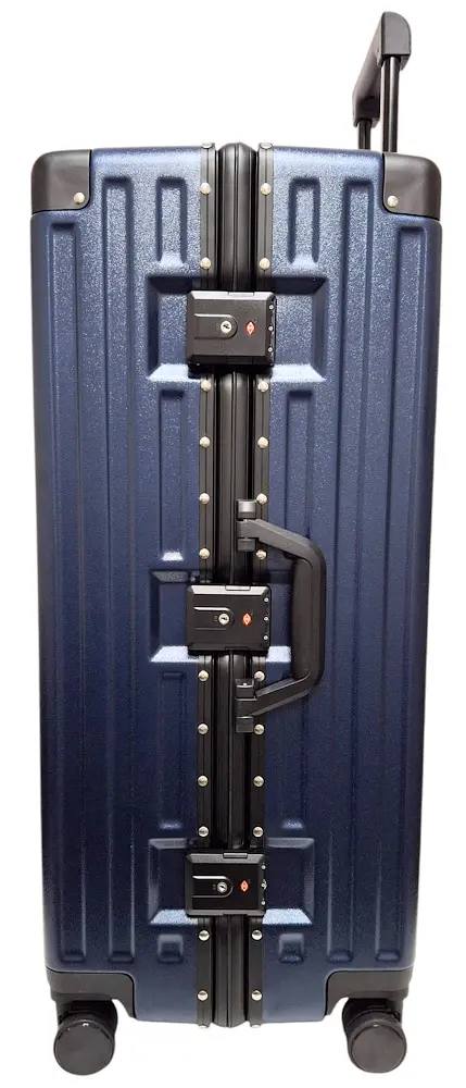 Валіза велика L Madisson Snowball 66503 L 74x49x31 см 100% полікарбонат на клямках Темно-синій - фото 8