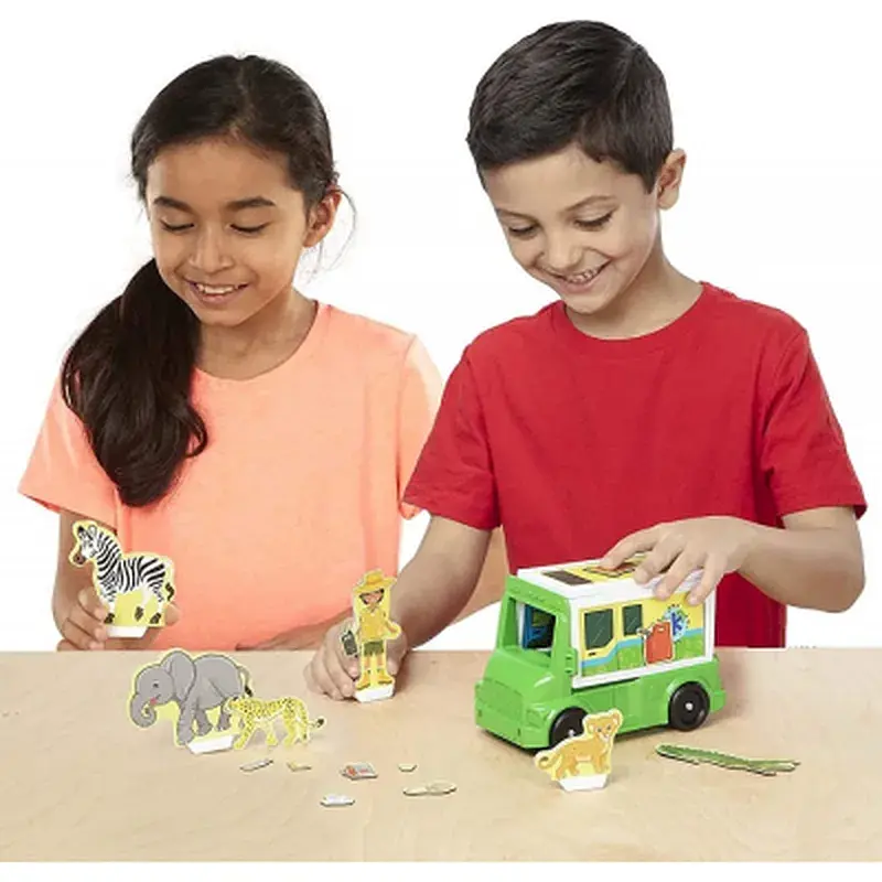 Ігровий набір Melissa&Doug магнітний Сафарі - рятувальна машина (MD30666) - фото 4