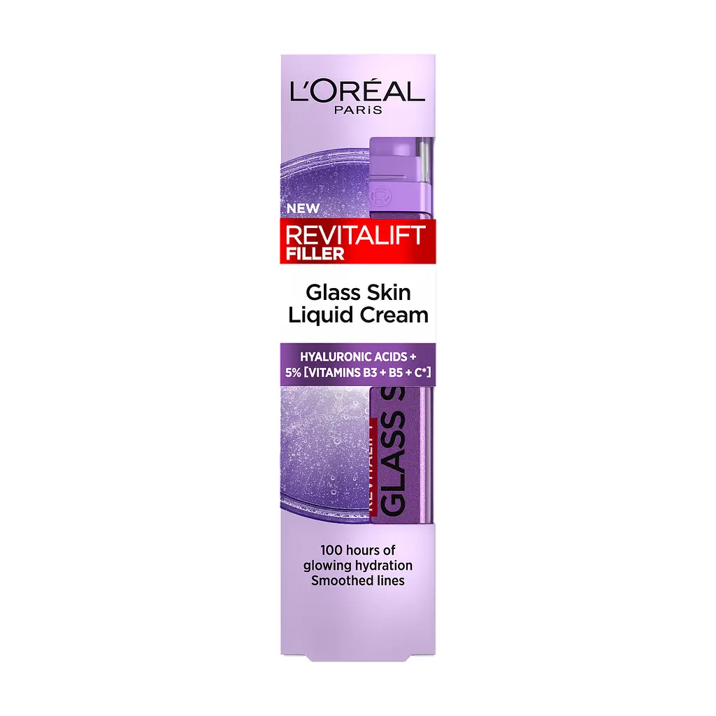 Крем для обличчя L'Oreal Paris Revitalift Filler Glass Skin для надання сяяння шкірі 50 мл - фото 2