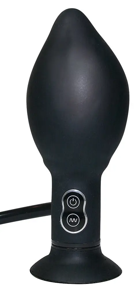Анальна пробка - True Black Vibrating Anal Plug - фото 5