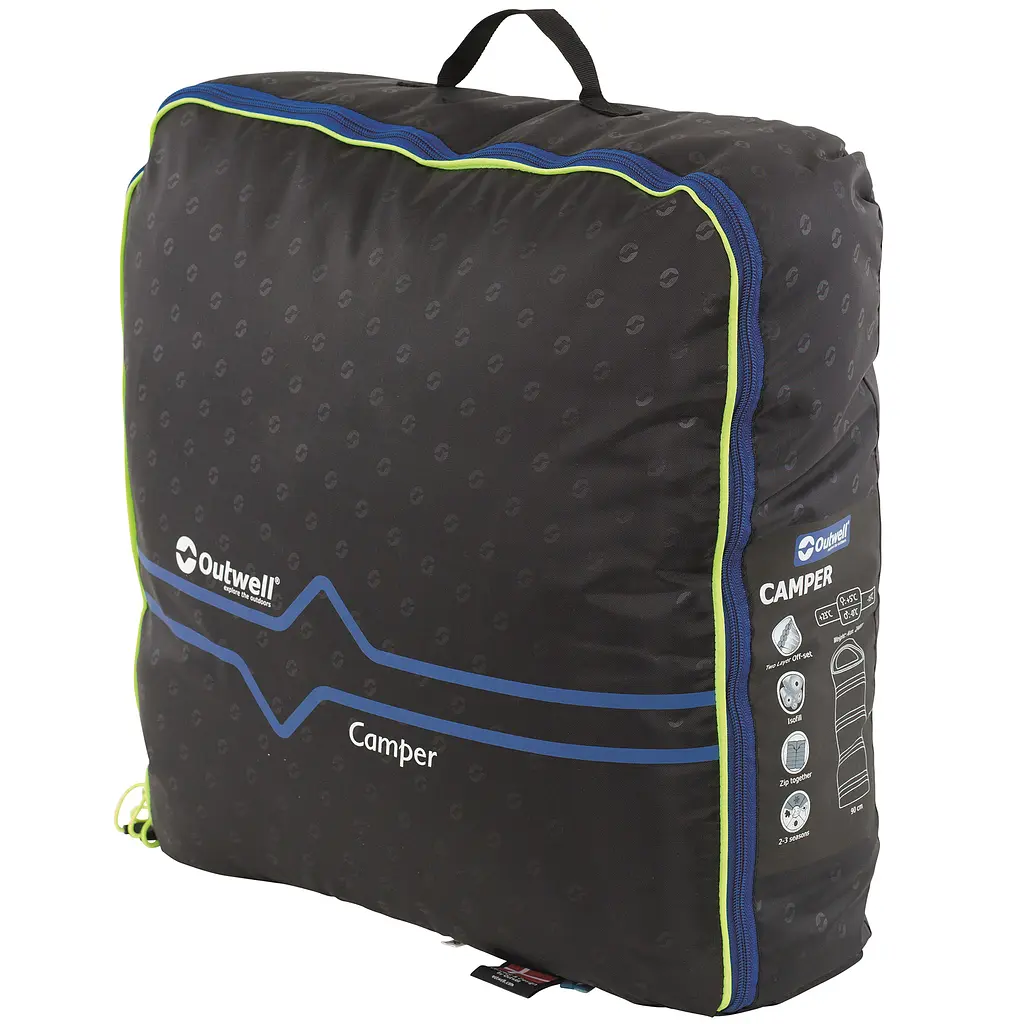Спальний мішок Outwell Camper/0°C Blue Right (230351) - фото 4
