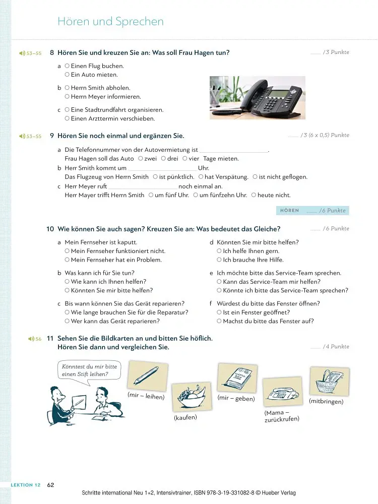 Schritte international Neu Intensivtrainer mit Audio CD zu Band 1 und 2 - Даніела Нібіш - фото 6