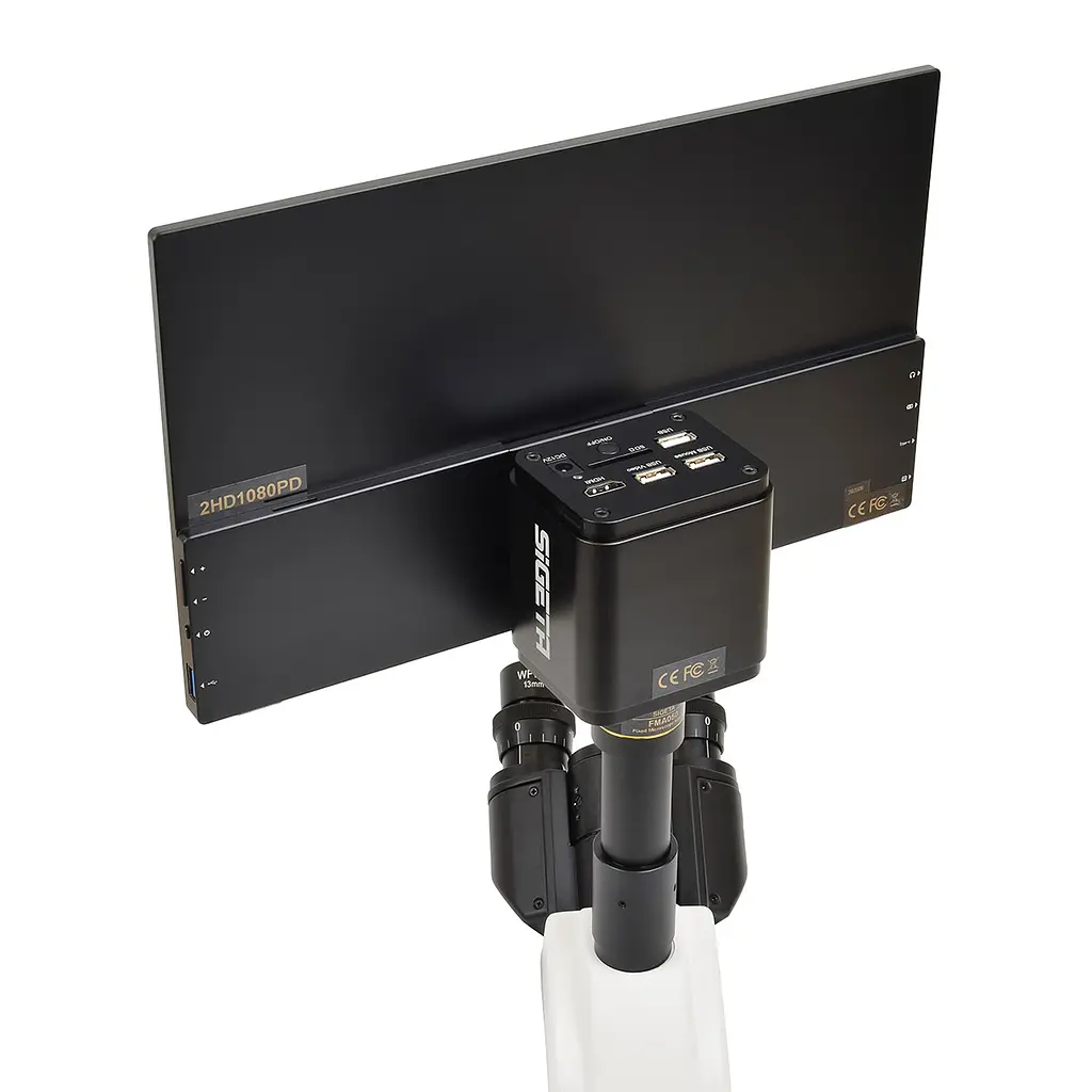 Камера для мікроскопа SIGETA MCAM4K-PRO + екран Displayer HD Touch 13.3" HDMI (65523) - фото 5