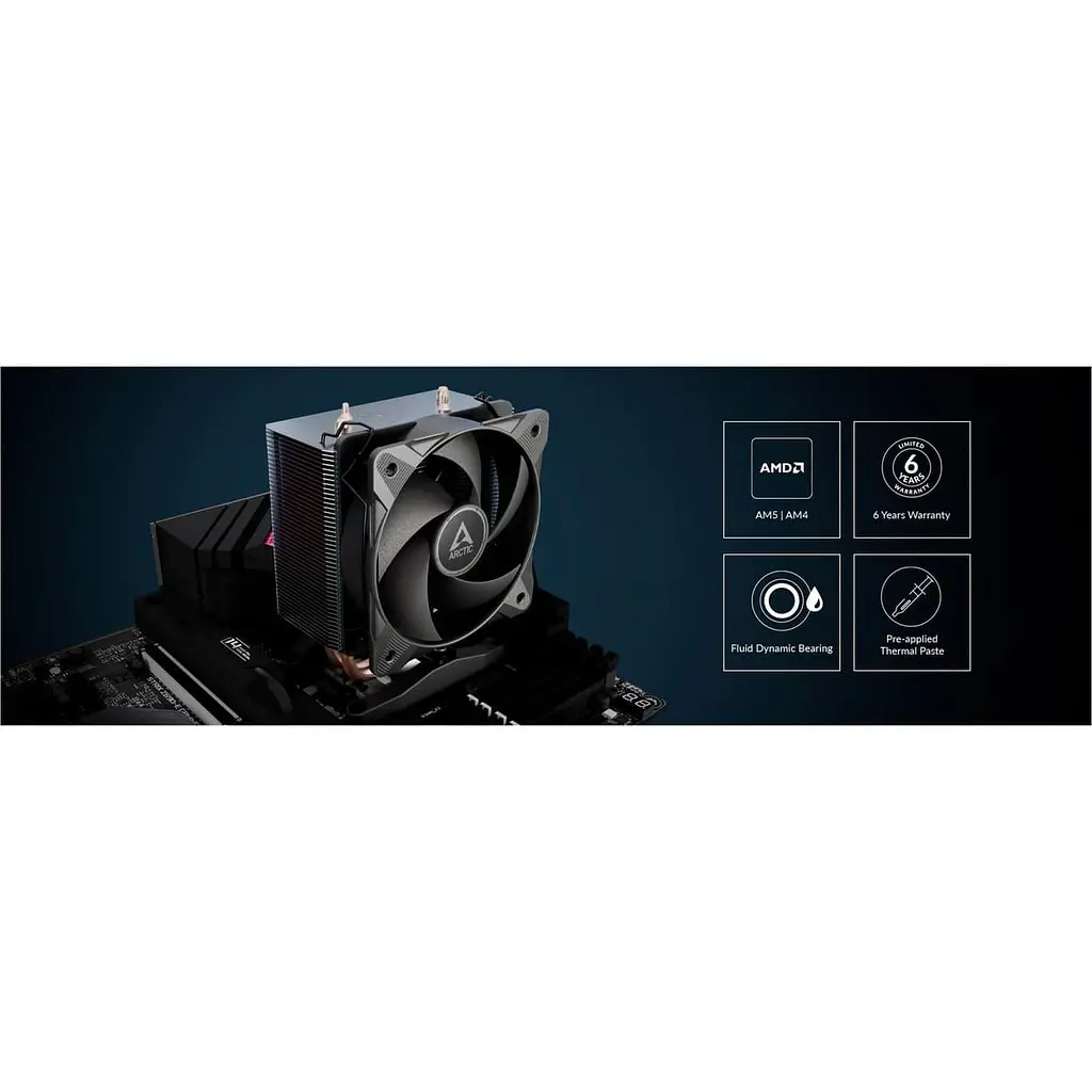 Кулер для процесора Arctic Freezer 8A SAM5/SAM4 Black (ACFRE00161A) - фото 7