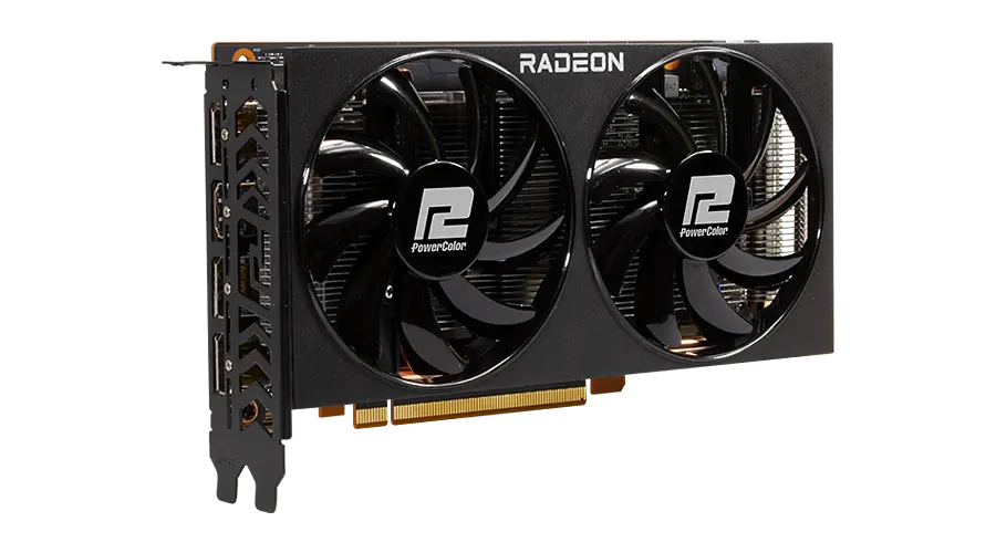 Видеокарта AMD Radeon RX 6600 XT 8GB PowerColor Fighter (AXRX 6600 8GBD6-3DH) Б/У - фото 3