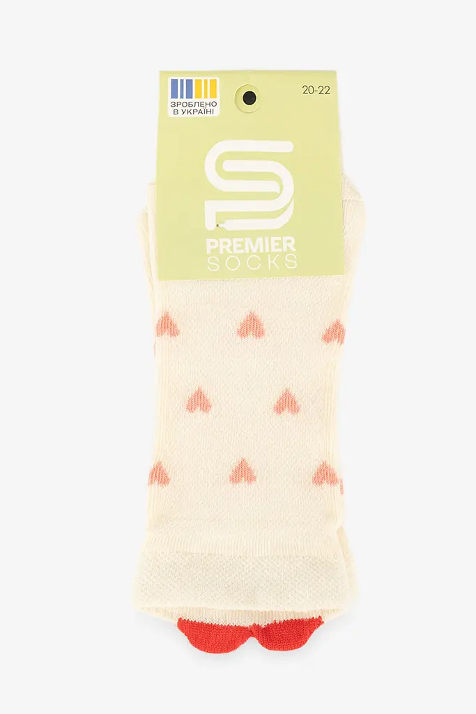 Шкарпетки для дівчинки Premier Socks 16Д-4/3Д 22-24 Молочний (2000991062382) - фото 7