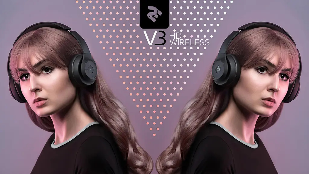 Наушники 2E V3 HD Over Ear Wireless Mic (2E-OEV3WBK) - фото 10