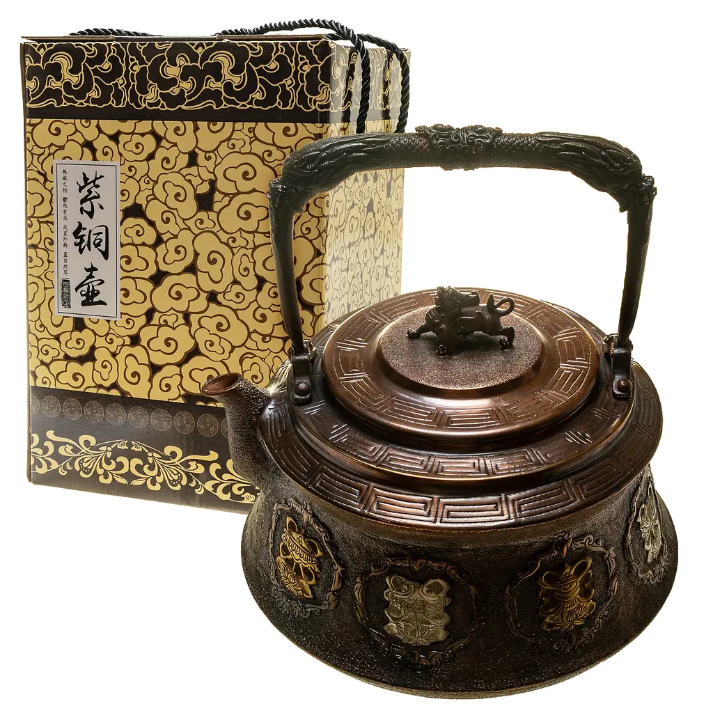 Чайник Newtea Вісім скарбів мідний 1.25 л - фото 2