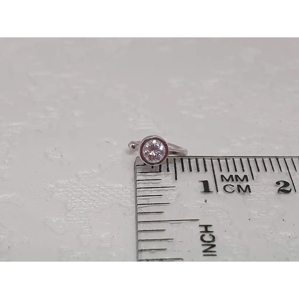 Срібна сережка-кафф на хелікс Umax. 7044U - фото 4