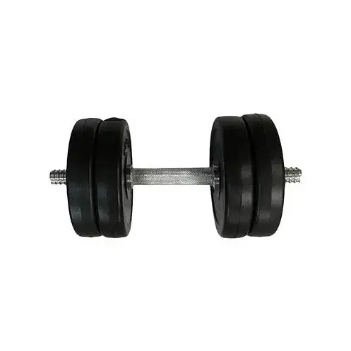 Гантель складальна композитна в пластиковій оболонці Rock Pro-R 11,5 кг NE-PL-R-011