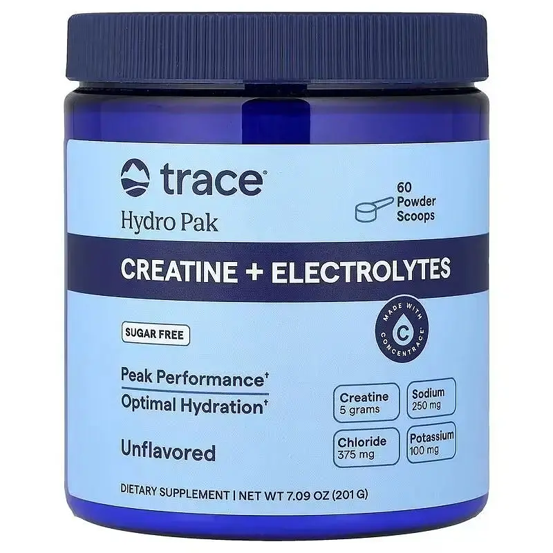 Креатин з електролітами Trace Hydro Pak Creatine+Electrolytes без смаку 201 г