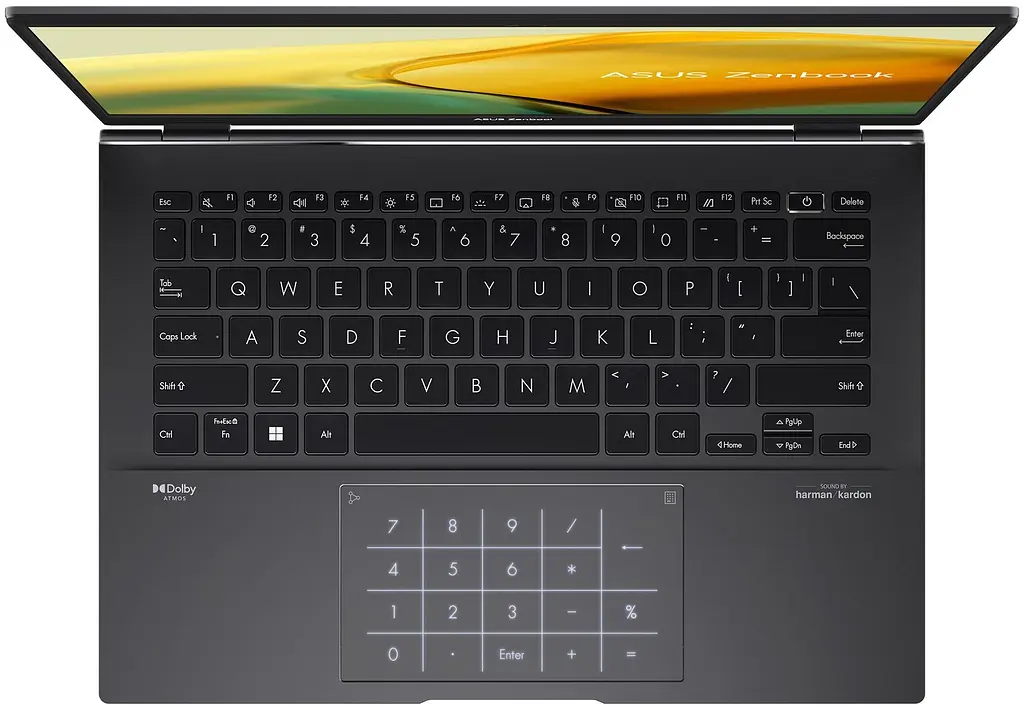 Ноутбук ASUS Zenbook 14 UM3402YA-KP752 14 WQXGA IPS, AMD R5-7430U, 16GB, F512GB, UMA, NoOS, Черный (90NB0W95-M01C30) - фото 6