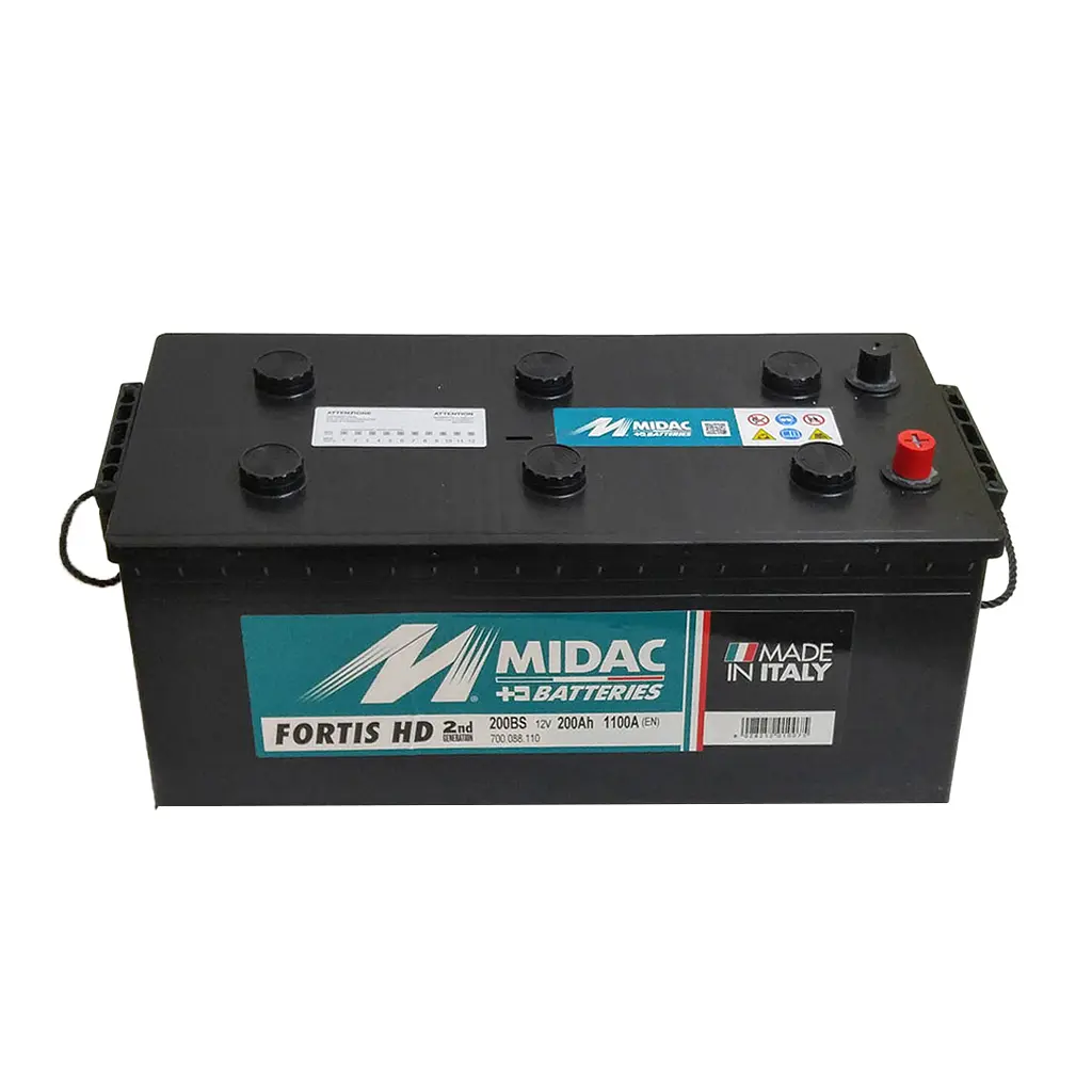 Аккумулятор 6СТ-200A MIDAC FORTIS, 12V, 200Ah (+/-) евро EN1100A - фото 3