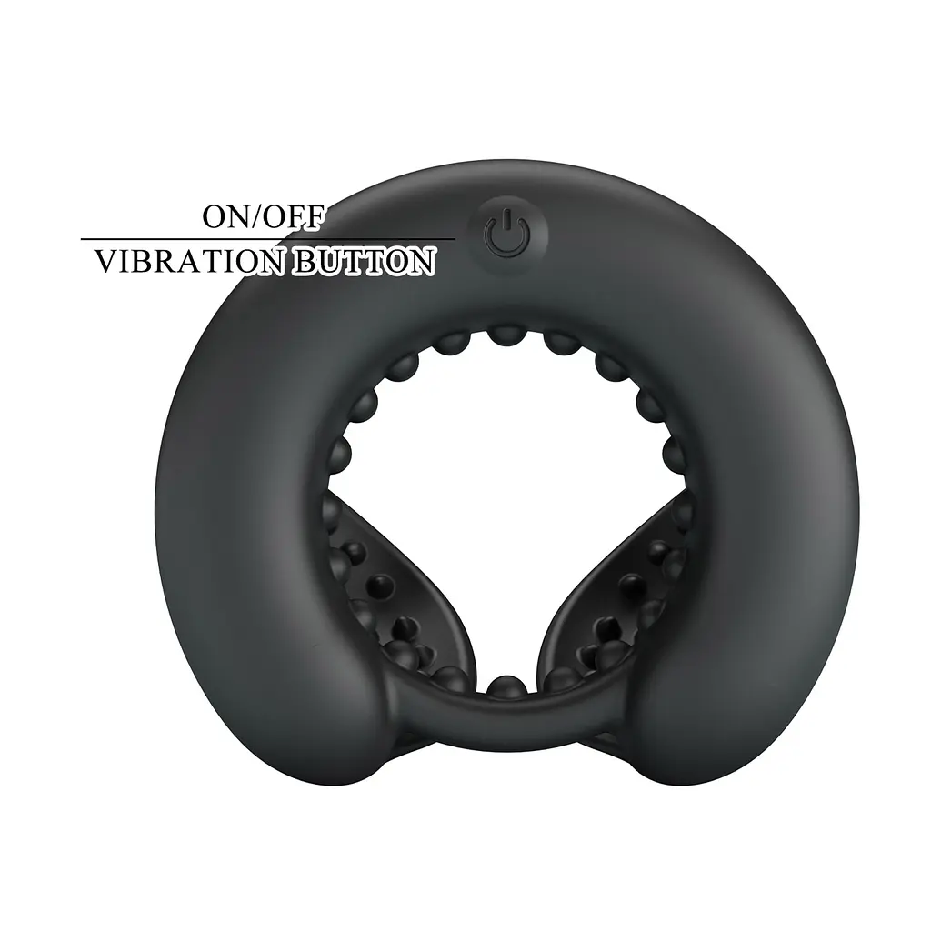 Віброкільце PRETTY LOVE Quentin Vibrating Silicone Cock Ring PRETTY LOVE BI-210312Z 103659 - фото 9