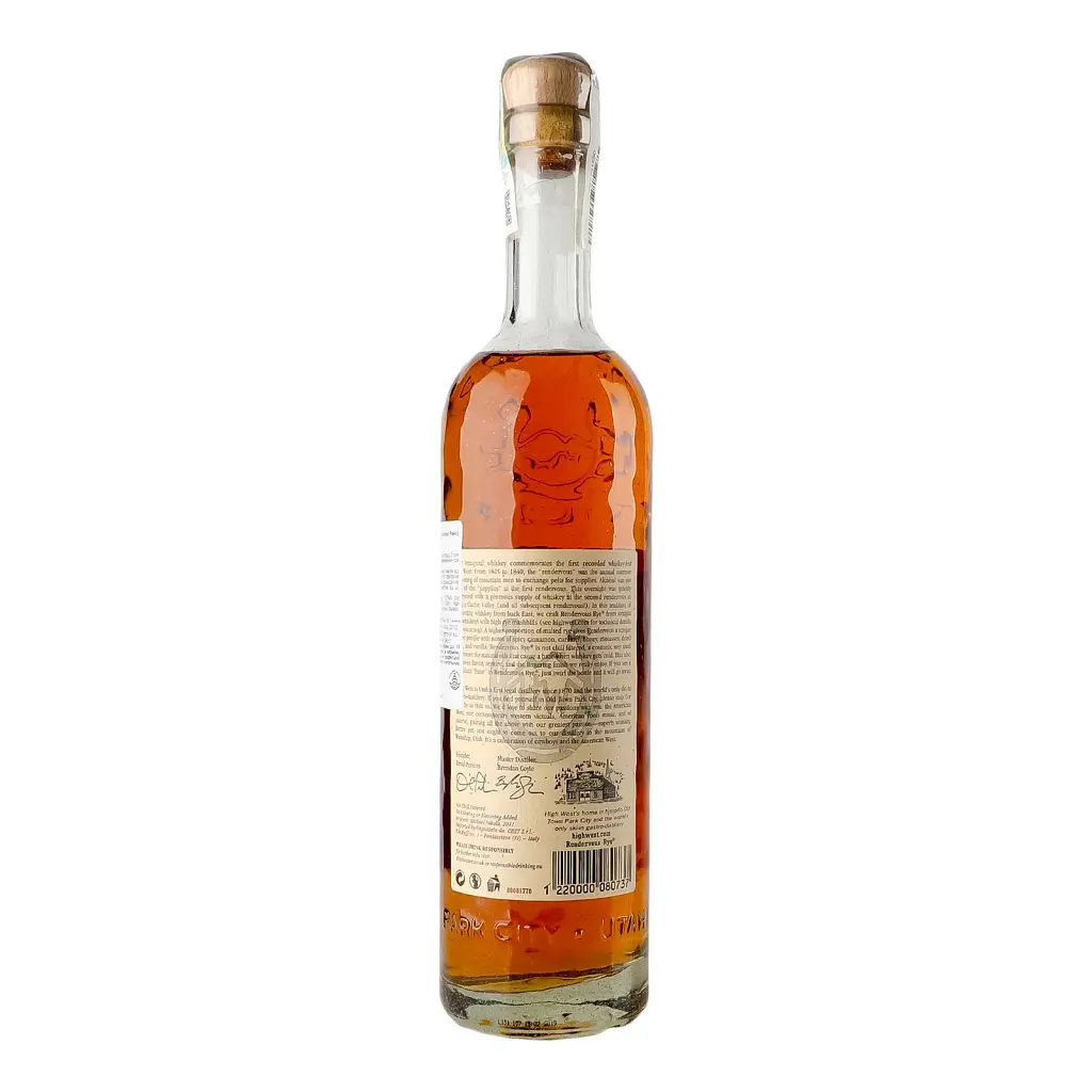 Виски High West Rendezvous Rye Blend of Straight Rye Whiskeys 46% 0.7 л - фото 2