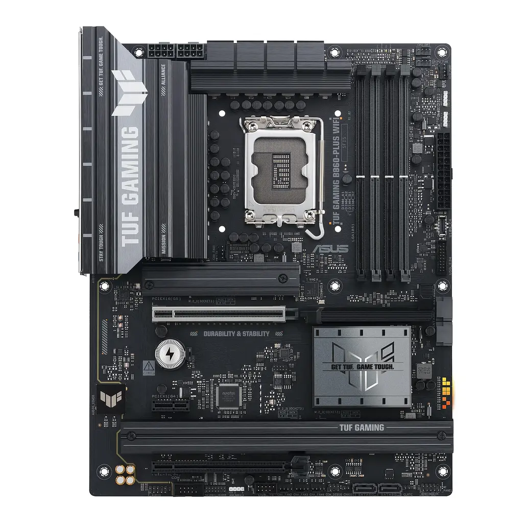 Материнская плата TUF GAMING B860-PLUS WIFI s1851 B860 2xDDR5 M.2 DP HDMI USB Type-C Wi-Fi BT A Asus teh0018934 - фото 2
