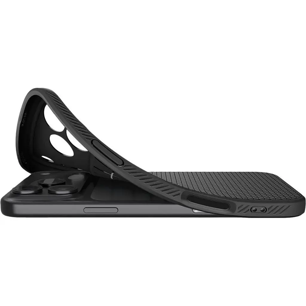 Чохол Spigen Liquid Air для Apple iPhone 17 Pro Matte Black (ACS10331) [146847] - фото 8