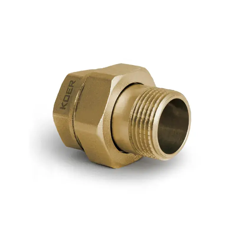 Згін американка прямий, без нікелю Koer KR.341.Wn - 1/2" KR4736