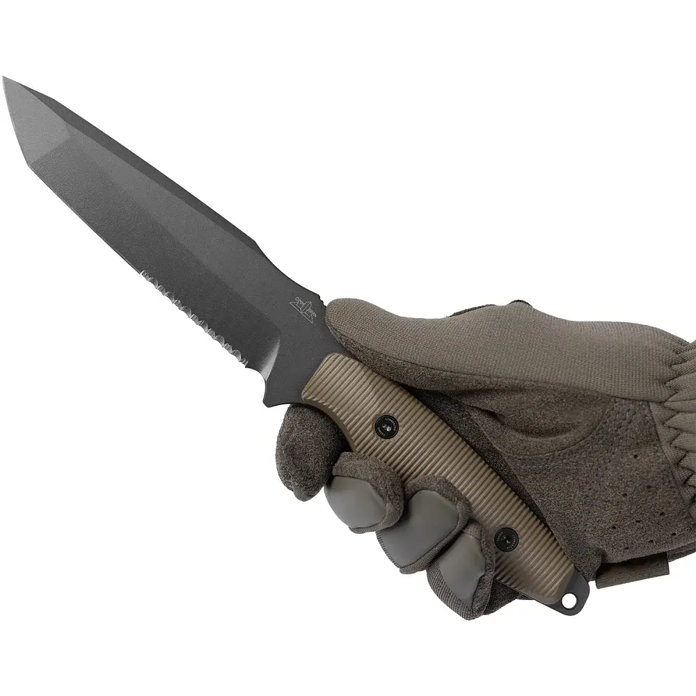 Ніж Cimmerian Knives M1 GEN III Grey Blade Half Serrated - фото 5