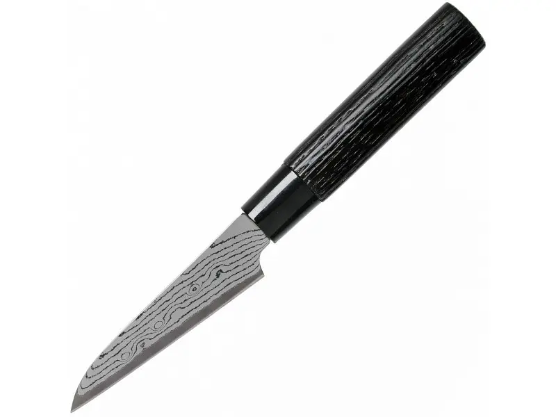 Кухонний ніж для чищення овочів Tojiro Shippu Black 9 см (FD-1591)