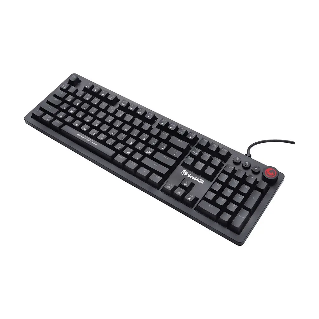 Клавіатура Marvo KG917 Multi-LED Mechanical Blue Switch - фото 3