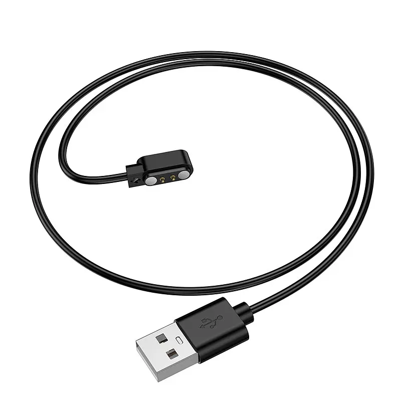 Бездротовий зарядний пристрій для смарт-годинника Hoco Y39 Smart watch charging cable Чорний - фото 3