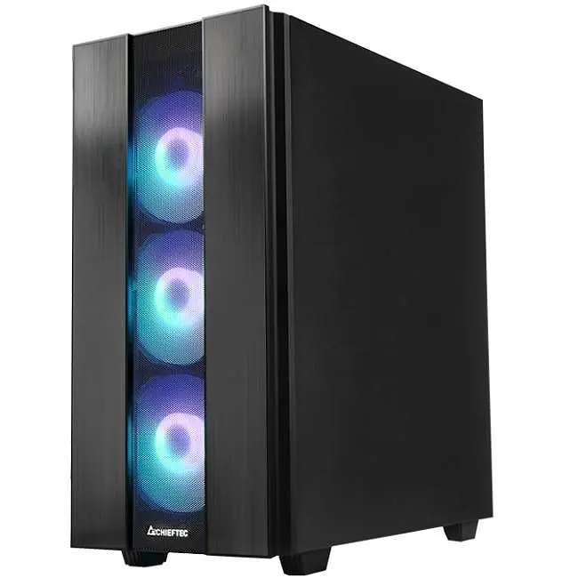 Корпус Chieftec HUNTER 2 GS-02B-OP 4x120 мм A-RGB, USB-C, ATX, без БЖ, Black (GS-02B-OP) - фото 9