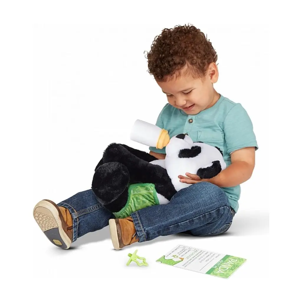 М'яка іграшка Melissa&Doug Плюшевий малюк-панда (MD30453) - фото 3
