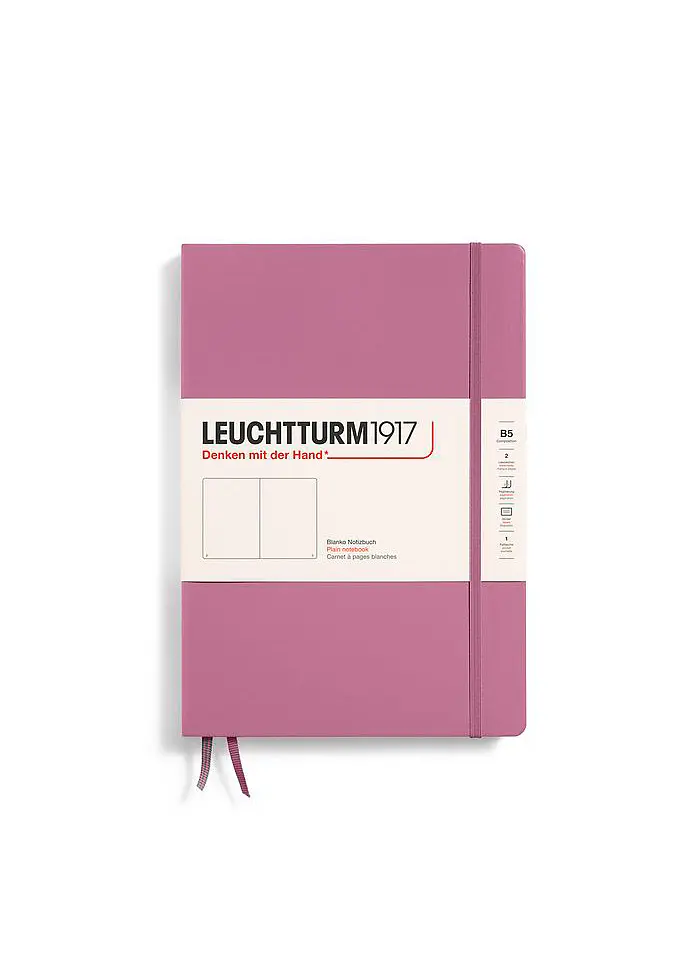 Блокнот Leuchtturm1917 Composition (B5) Dusty Rose чисті аркуші (372341) - фото 5