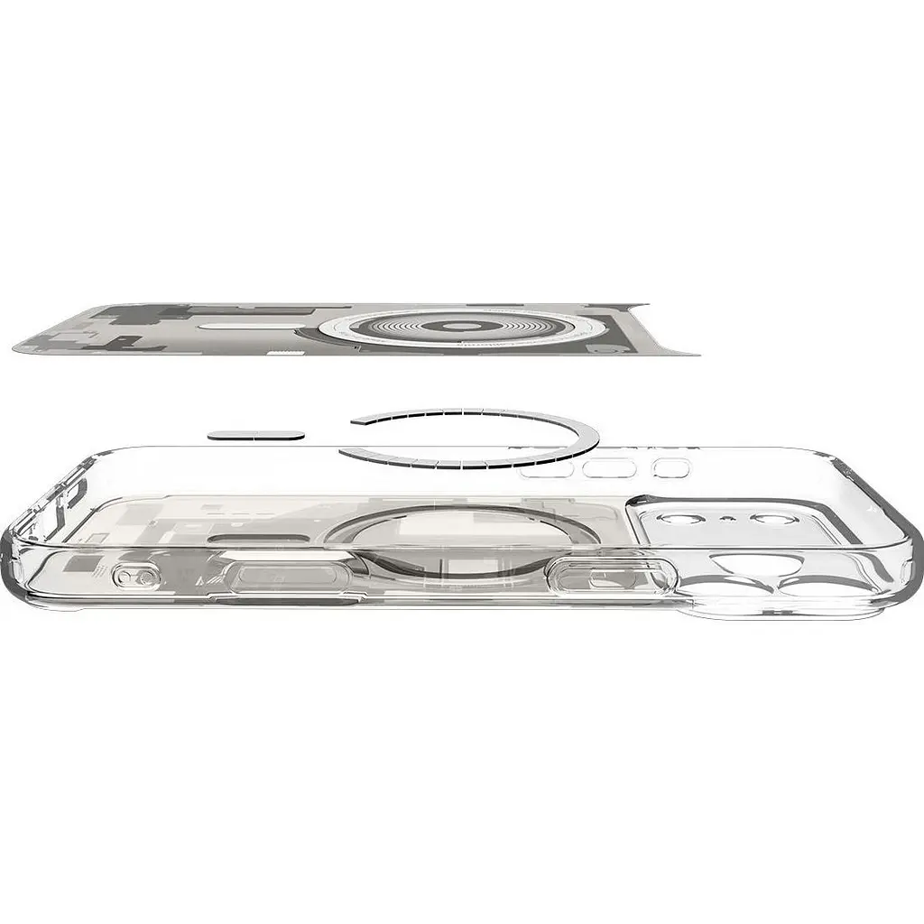 Чохол Spigen Ultra Hybrid MagSafe Zero One для Apple iPhone 17 Pro Natural Titanium (ACS10352) [149403] - фото 8