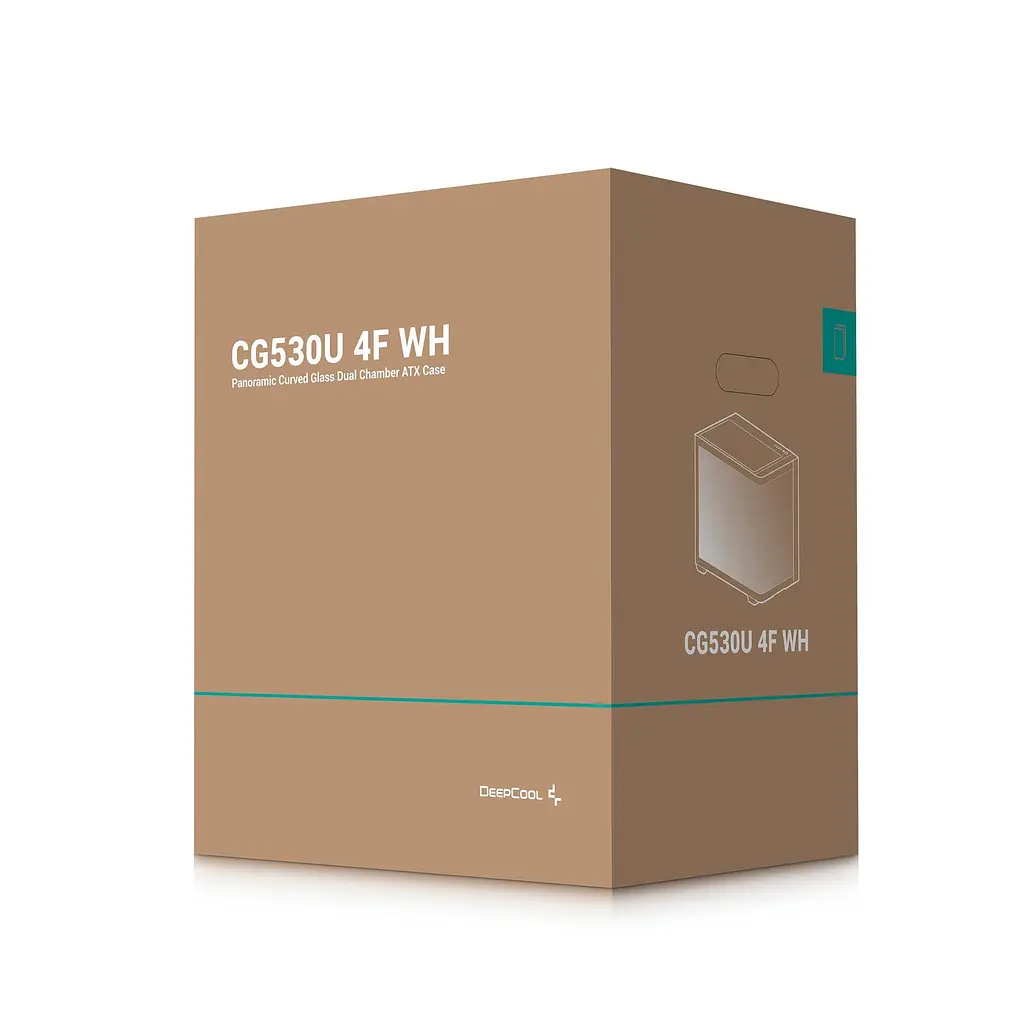 Корпус DeepCool CG530U 4F белый (R-CG530U-WHAGA4-G) без блока питания - фото 2