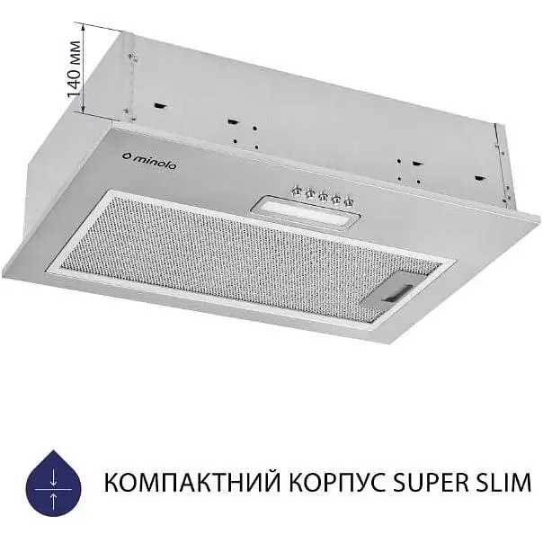 Витяжка вбудована Minola HBI 5025 I LED - фото 2